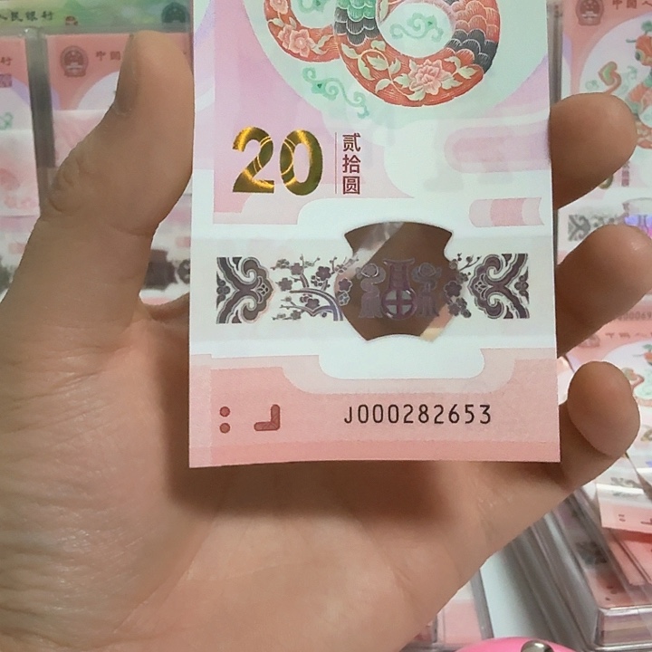 塑料小蛇钞号码000282653