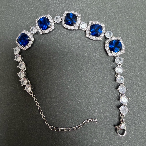 非金属珐琅手链  手链 C303蓝色经典百搭时尚饰品