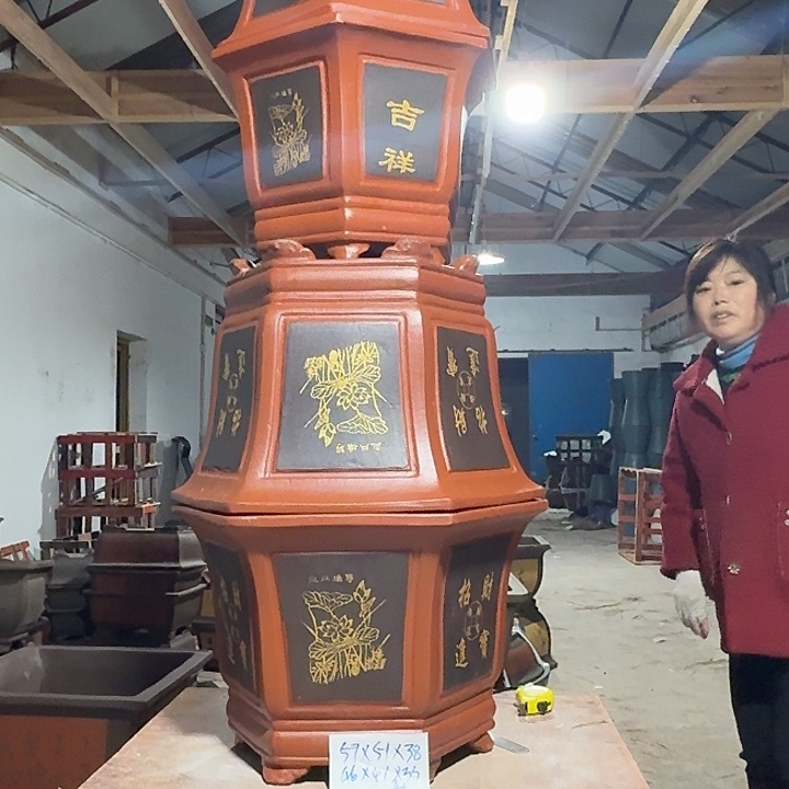 紫砂花盆紫砂花盆