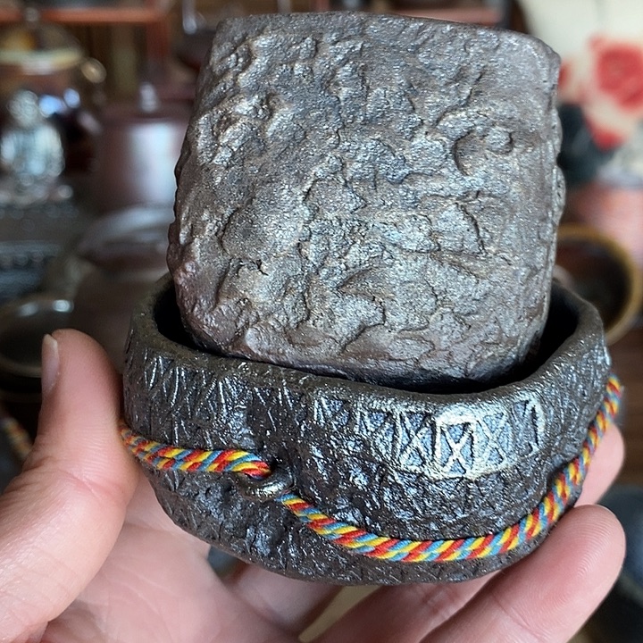 我***我建水紫陶柴烧茶器，开播福利