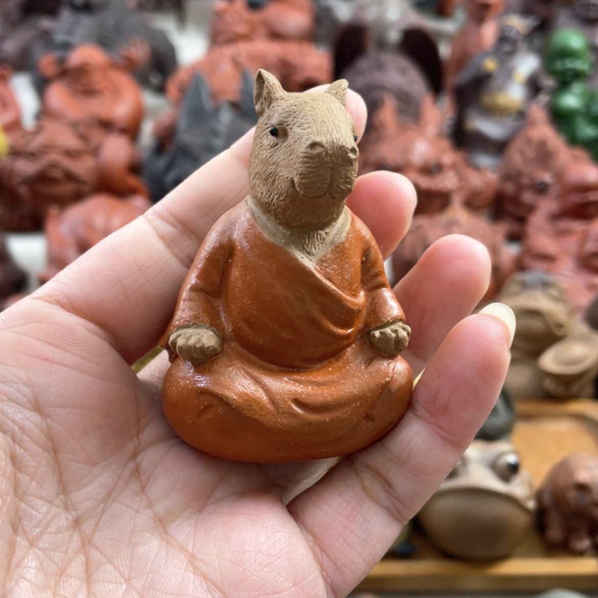 【闪购商品】紫砂茶宠紫砂鼠仙