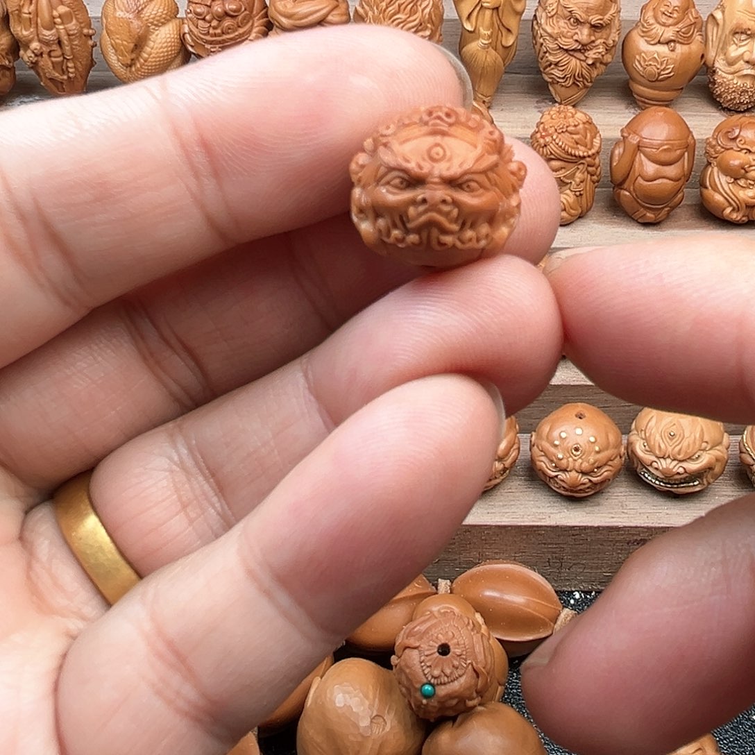 猴头核桃吊坠17大黑天