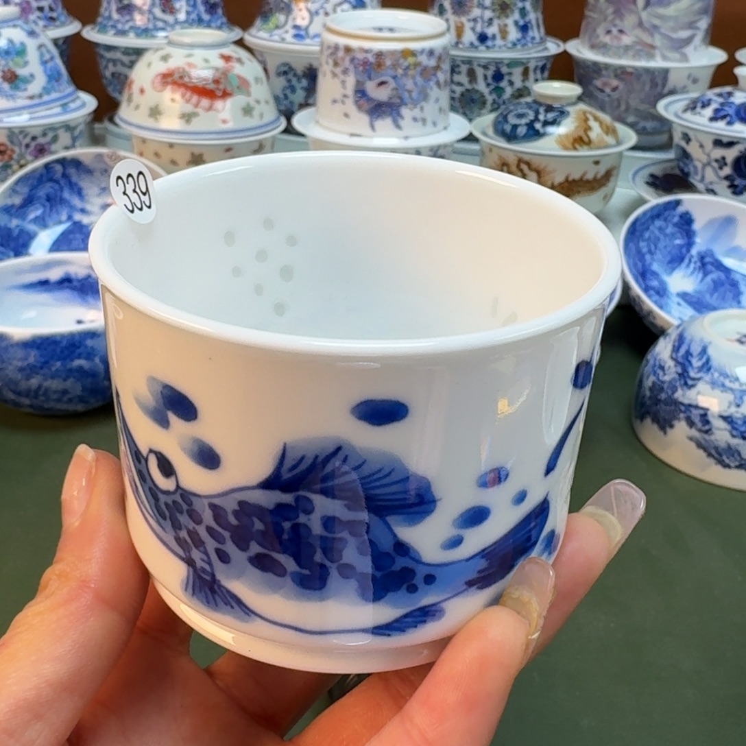 景德镇手绘主人杯景德手工手绘柴窑-雯雯339