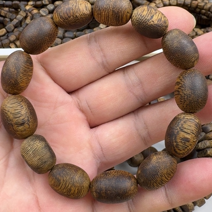手串沉香金沙叶手串11克