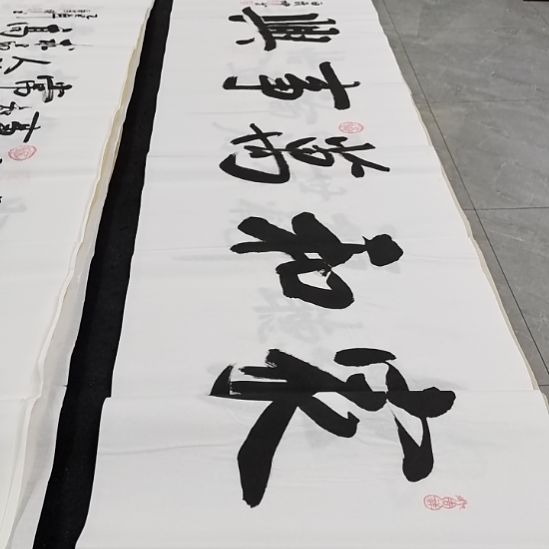 翰墨白武坤老师作品一副