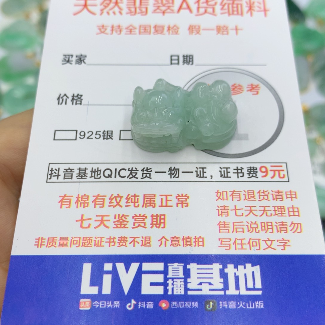 翡翠颈饰未镶嵌翡翠