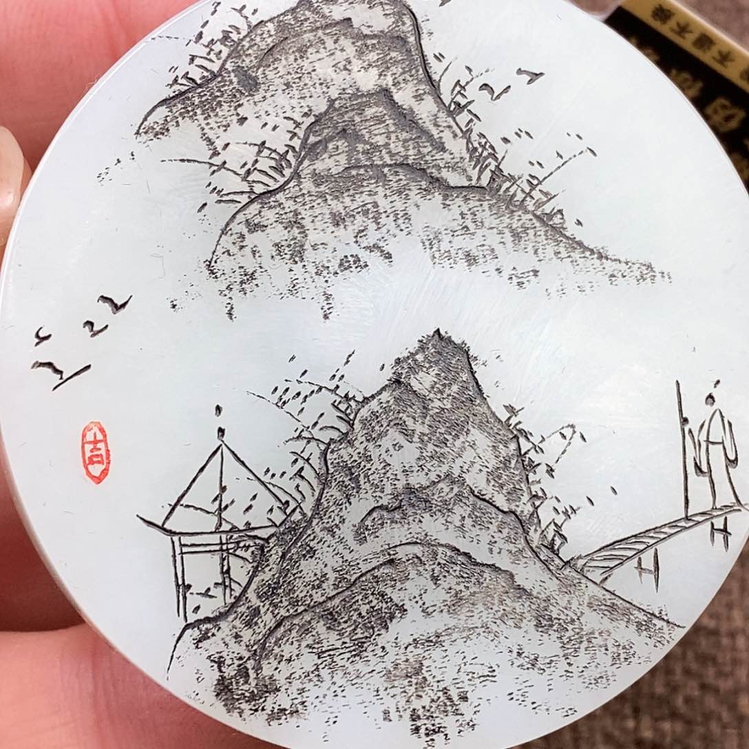 和田玉挂件未镶嵌