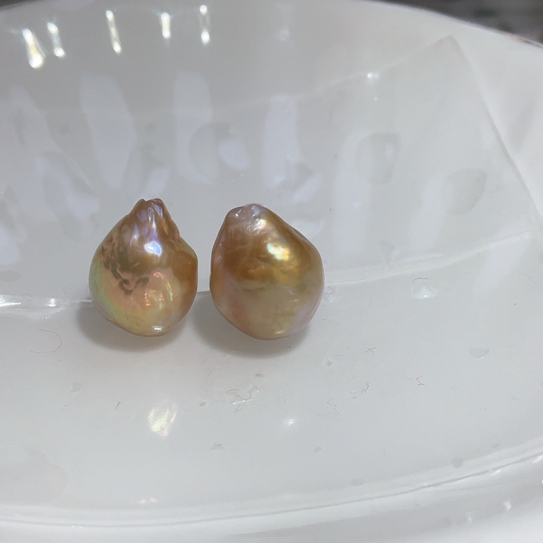 淡水珍珠耳饰银S925镶嵌安**?