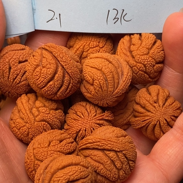 手串文玩核桃秦龙纹桃核21尺寸