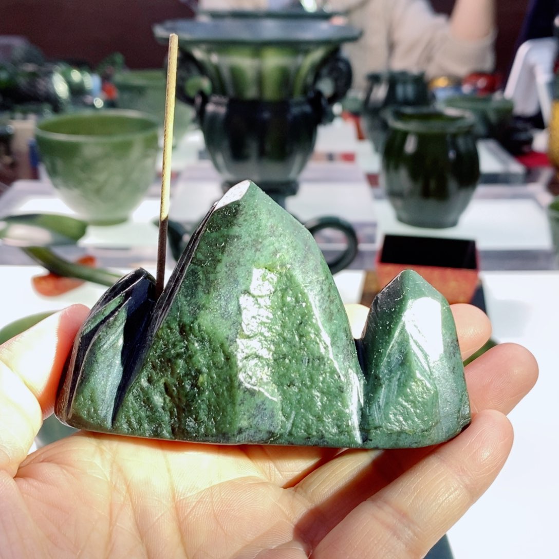 和田玉（青玉）摆件未镶嵌