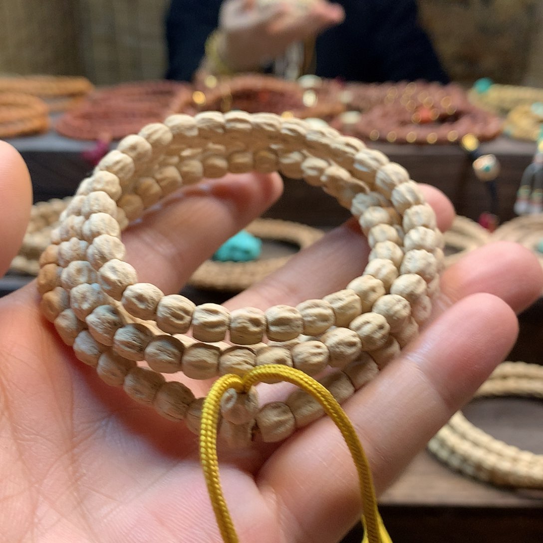 柏香籽/百香籽吊坠粉皮方块浅坑顺鬼