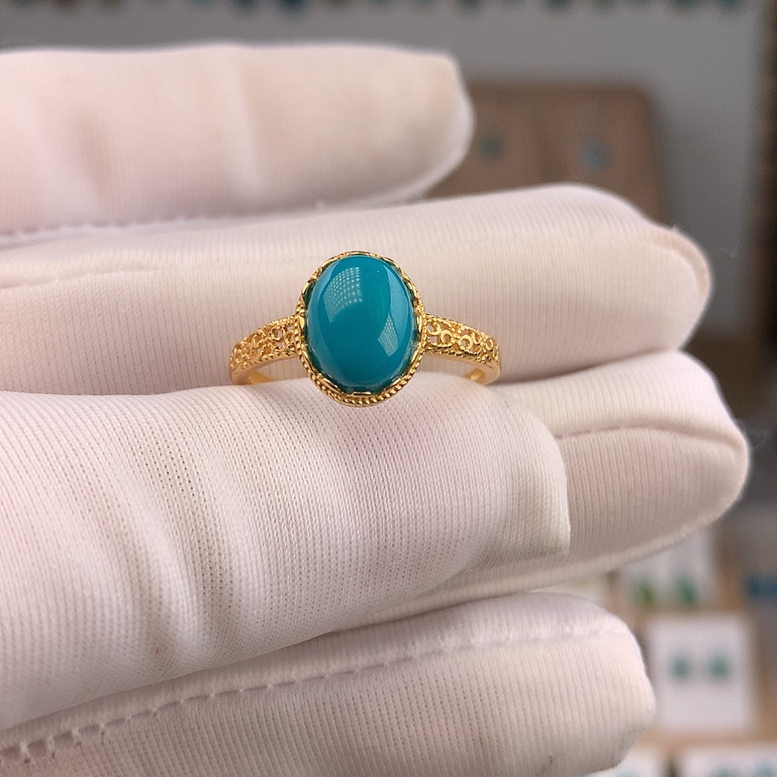 绿松石未镶嵌戒指