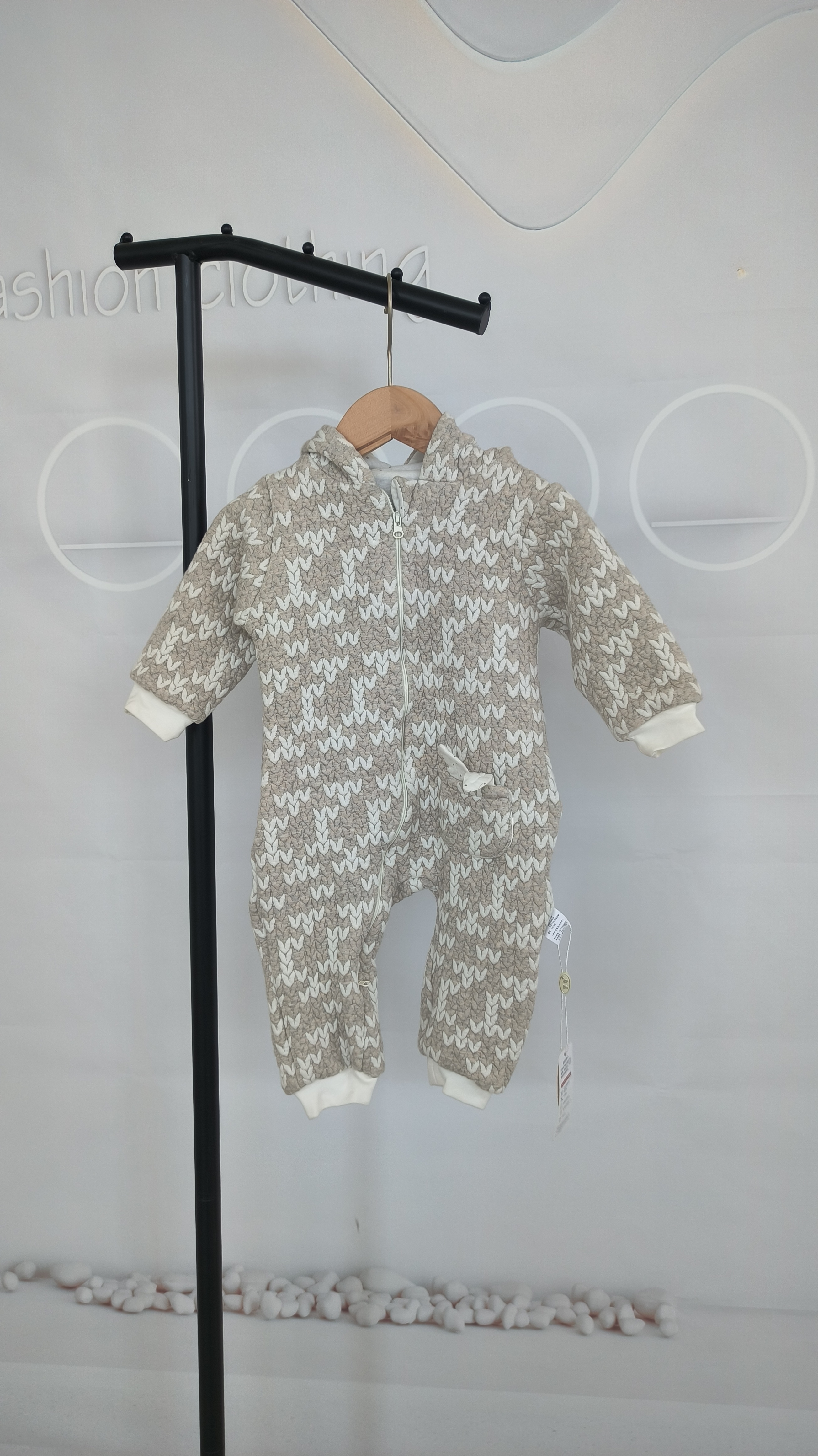 婴幼儿衣服小童双层连体衣秋冬新生儿爬爬服婴儿宝宝外出哈衣