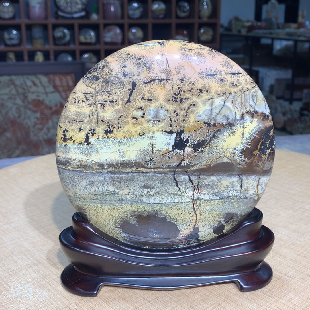 紫砂广西国画石，观赏收藏广西国画石，观赏收藏