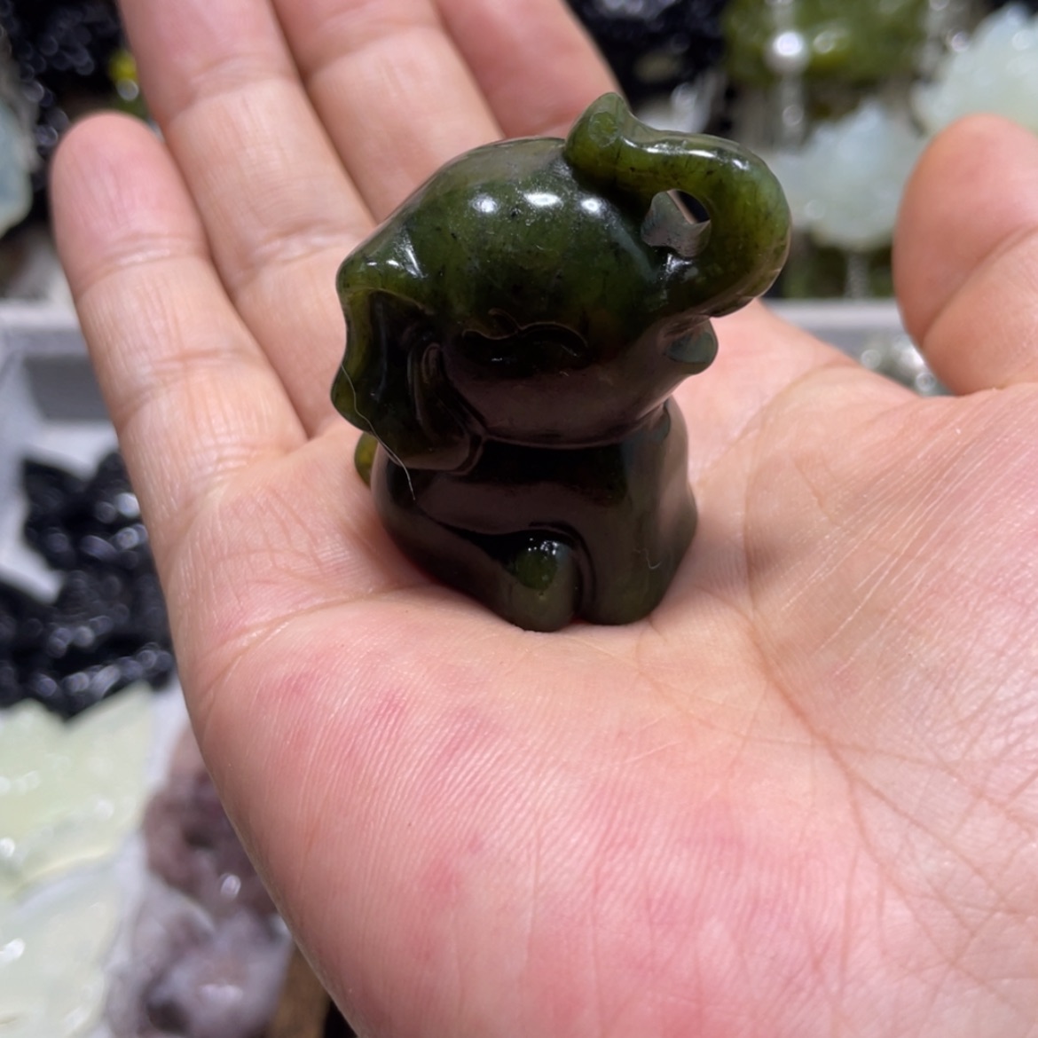 【闪购商品】岫玉颈饰未镶嵌赛*40手把