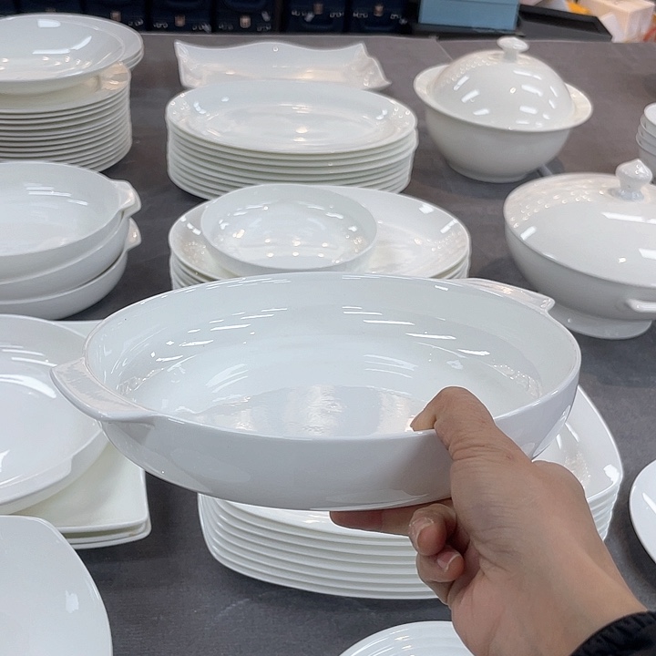 45%以上骨粉骨瓷1个双耳窝盘