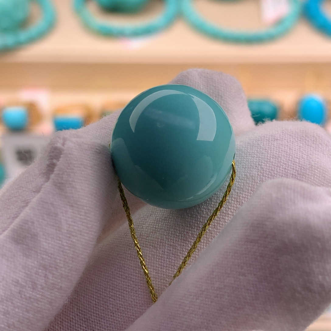 绿松石珠宝奇石未镶嵌17.7