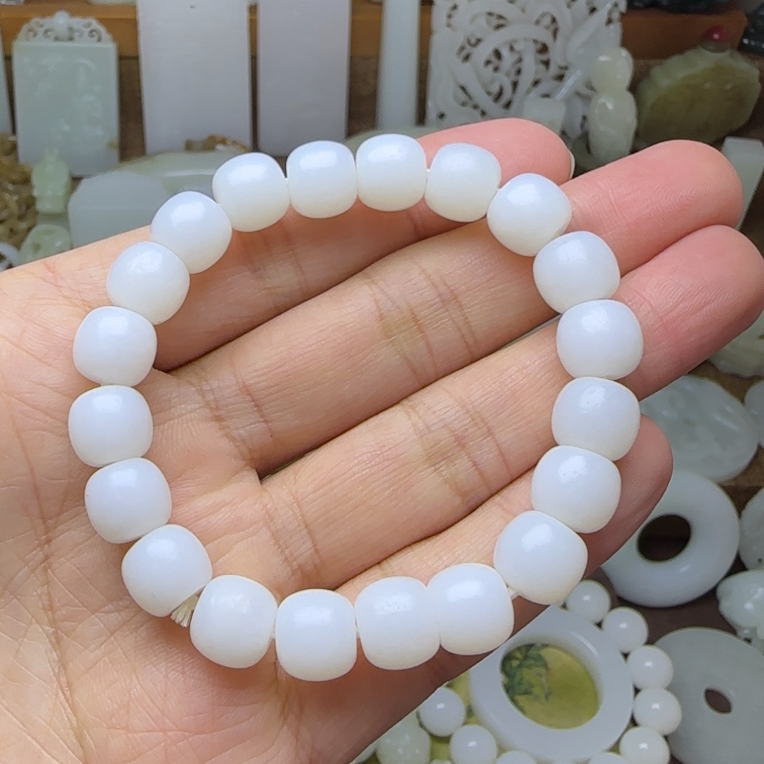 和田玉未镶嵌挂件卡10