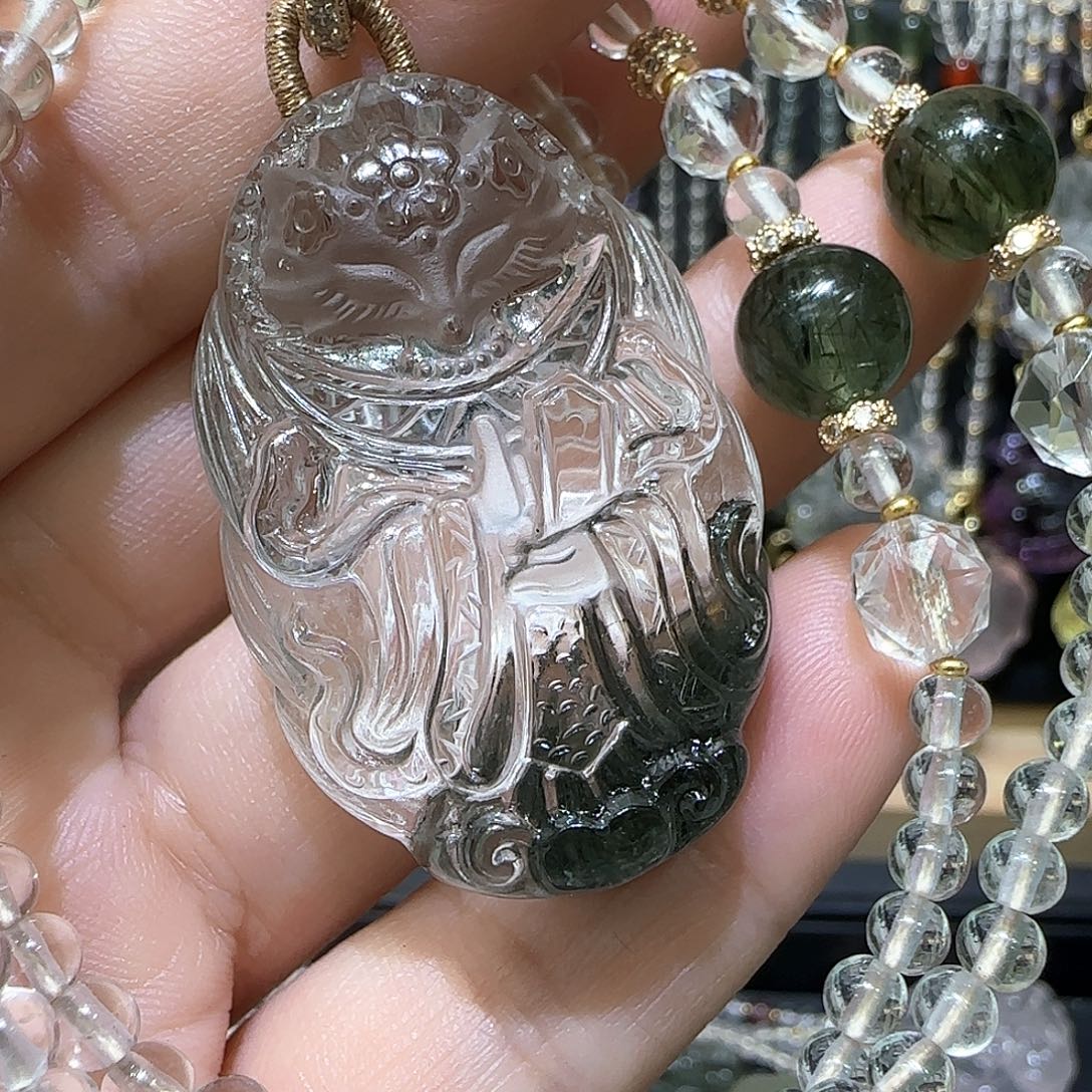 未镶嵌颈饰水晶天然