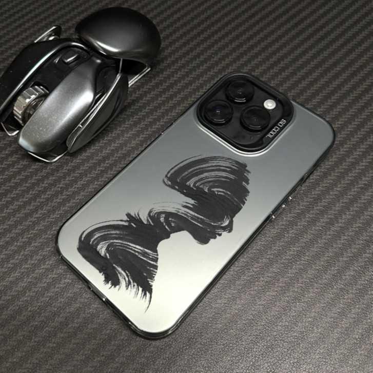 EXMX抽象画适用iPhone12Pro手机壳苹果16防摔11潮流14创意8全包13