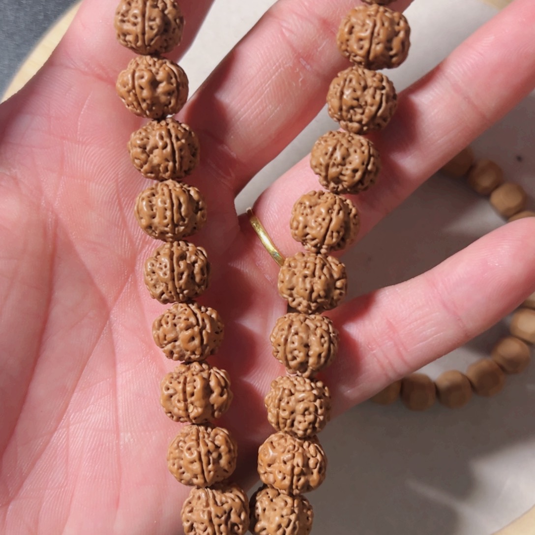 猴头核桃手串不**将霸王花