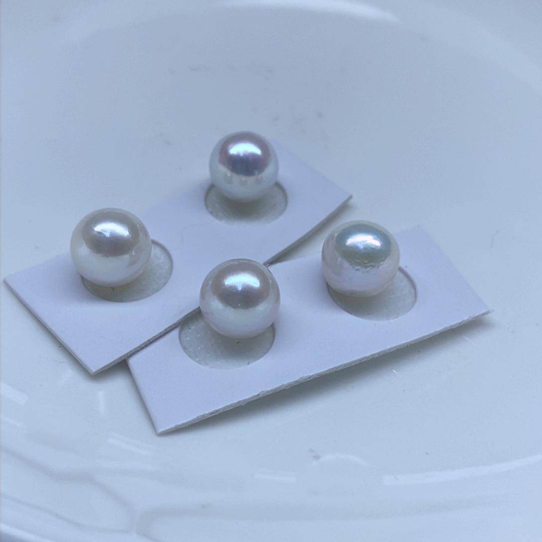 淡水珍珠颈饰未镶嵌发1对