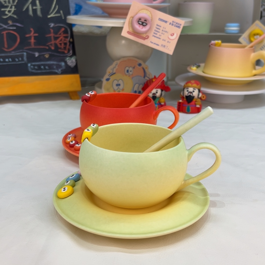 陶摆件胖胖套杯 价格368
