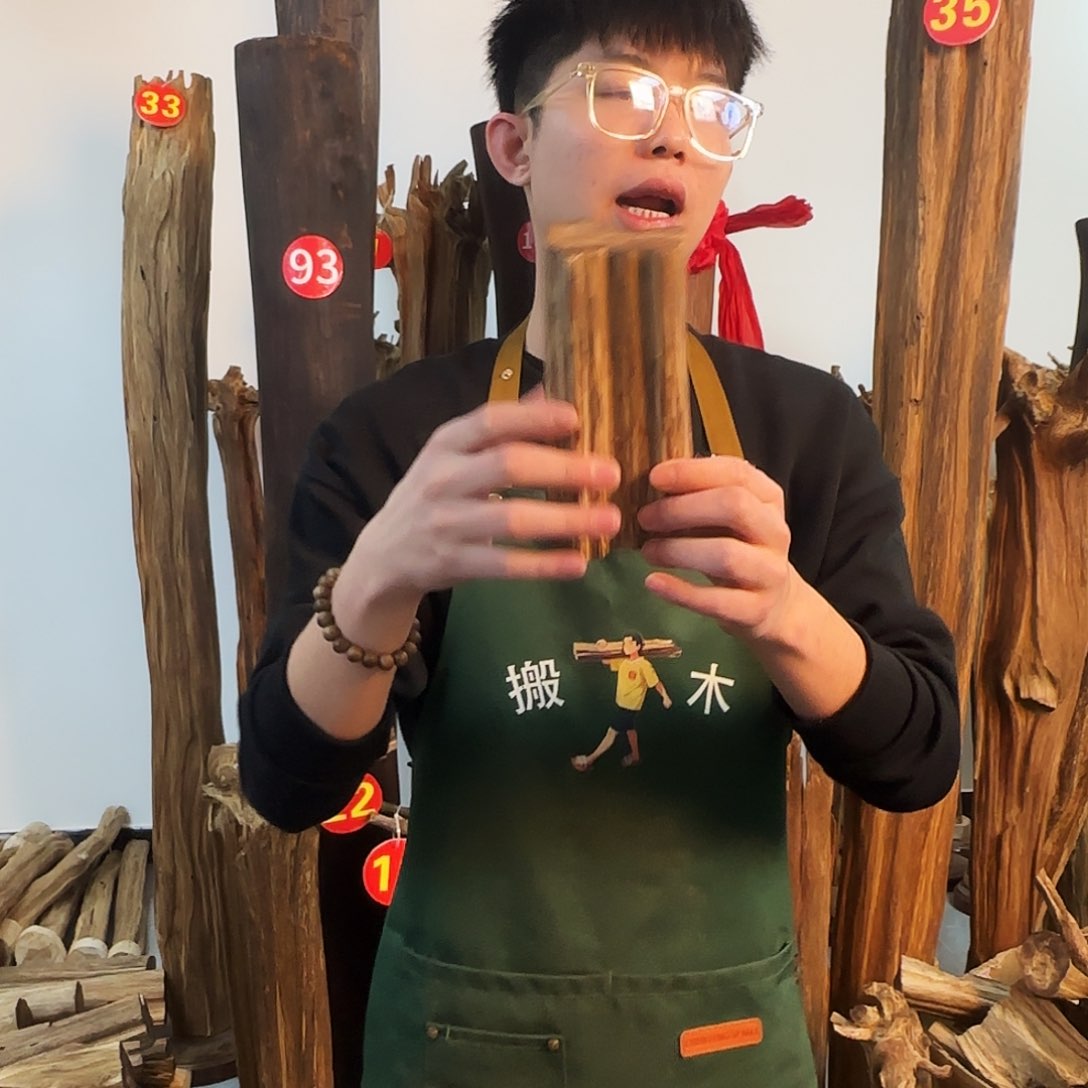 沉香摆件天然沉香原木摆件➕底座