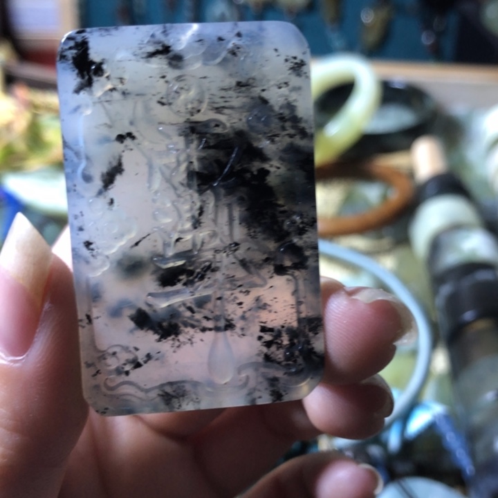 岫玉未镶嵌岫玉戒圈