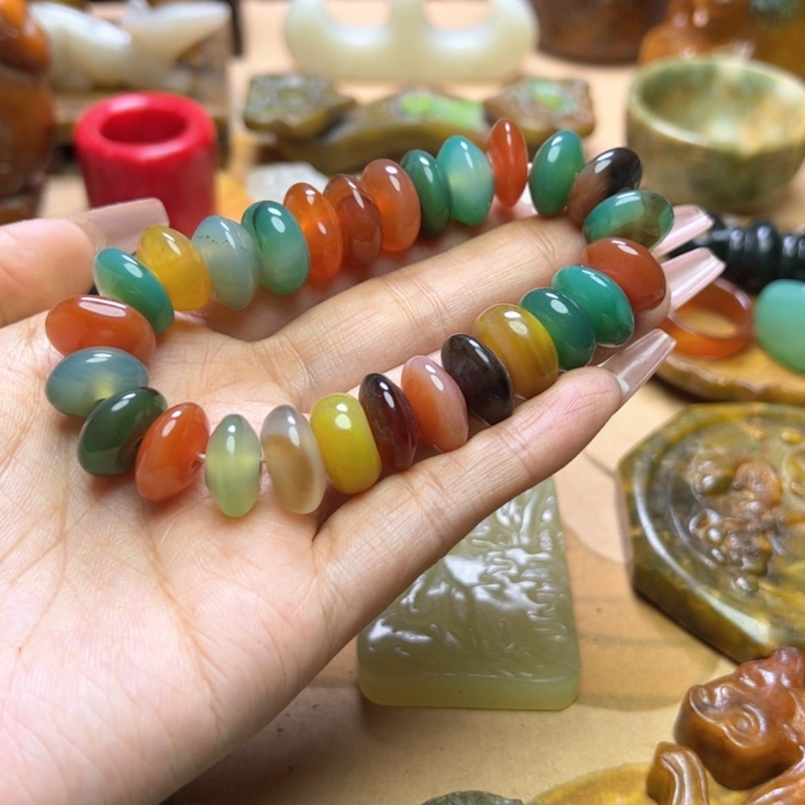 【闪购商品】玛瑙/玉髓颈饰未镶嵌