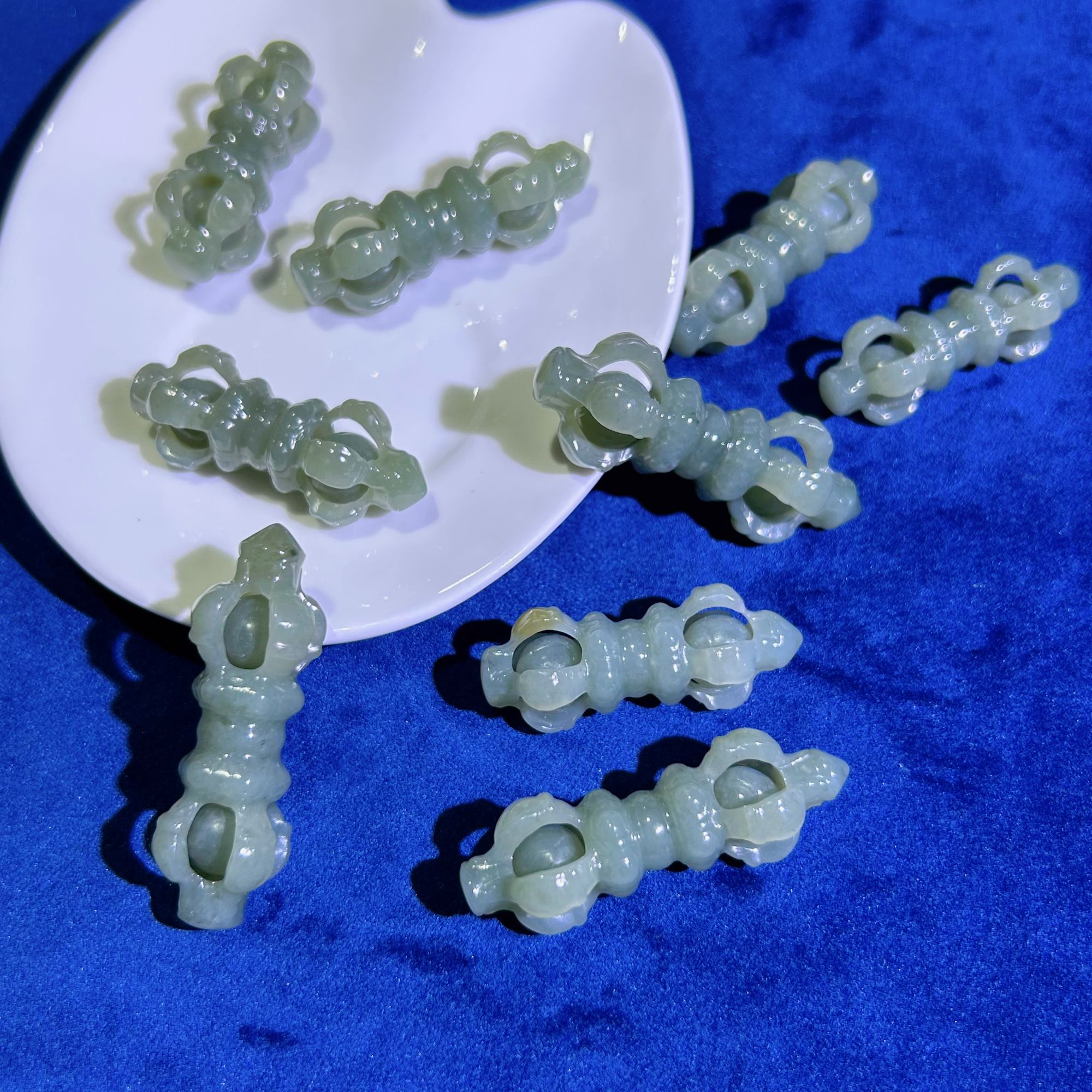 天然和田玉颈饰-多样性发一-HTY369-不退不换