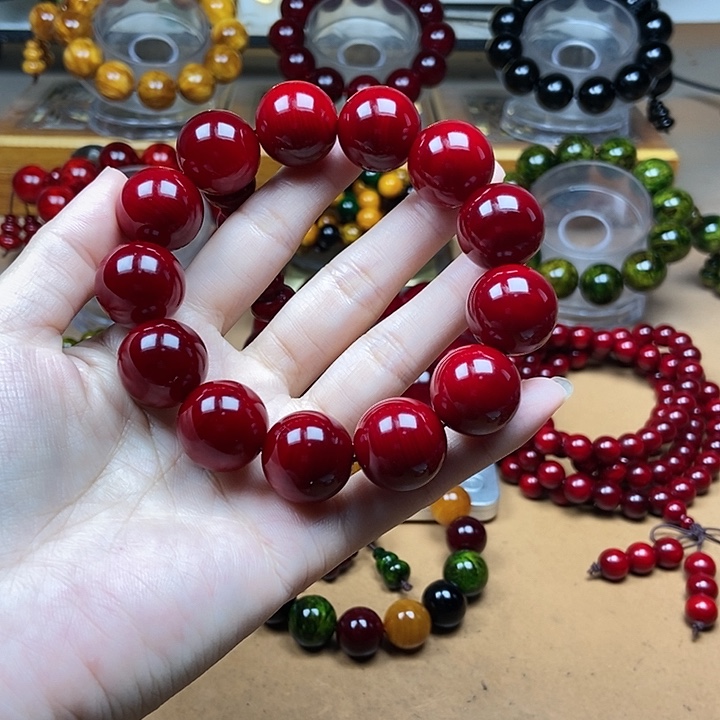 【闪购商品】贝壳杉（血龙木）手串/手链善*堂1.8*13