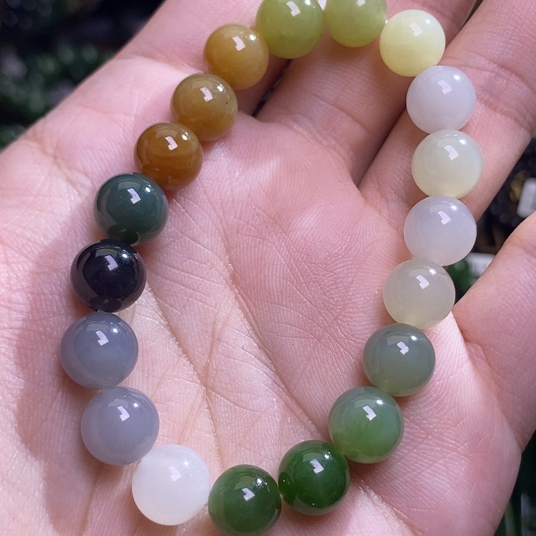 和田玉未镶嵌多宝手串