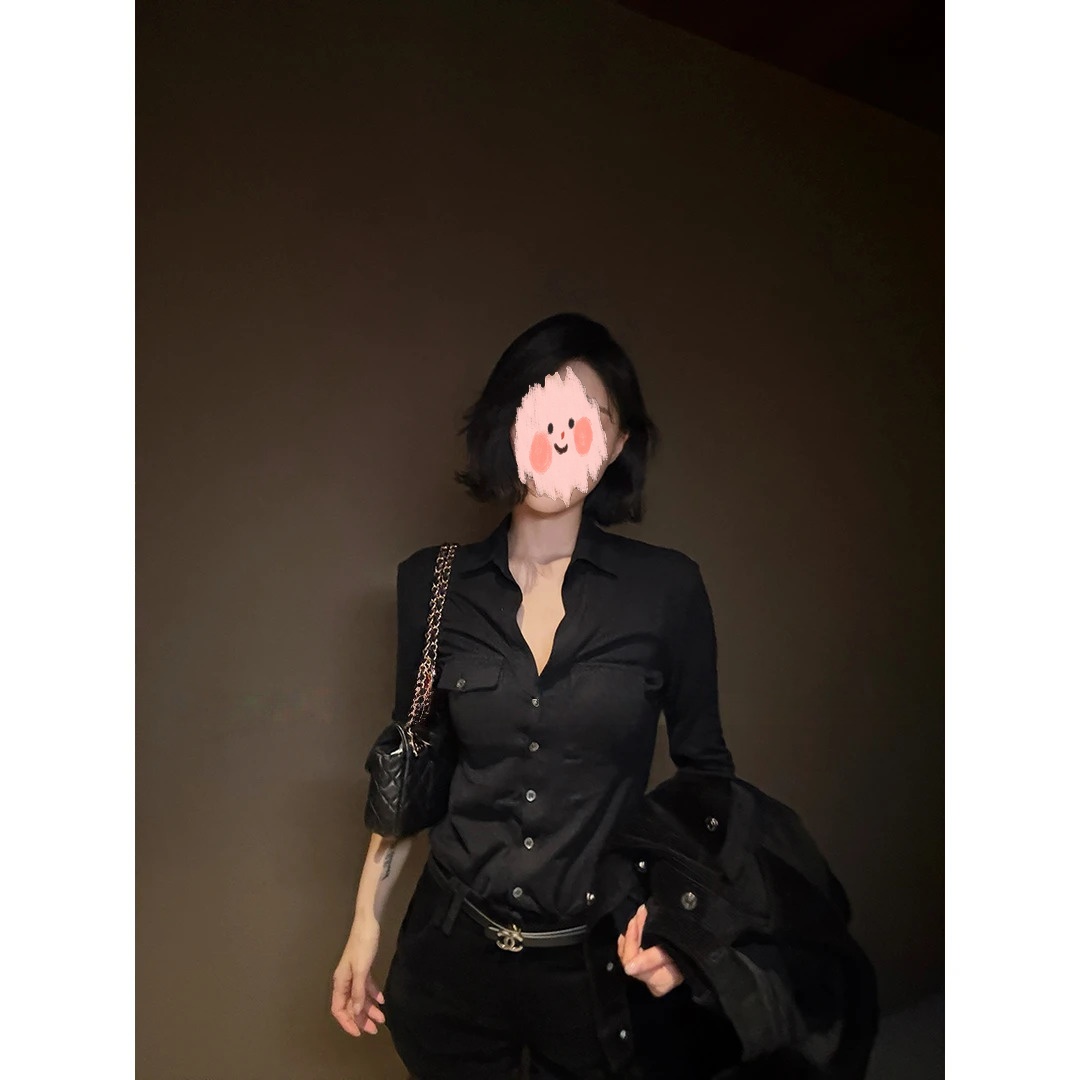 马球polo 美式七分袖polo领上衣