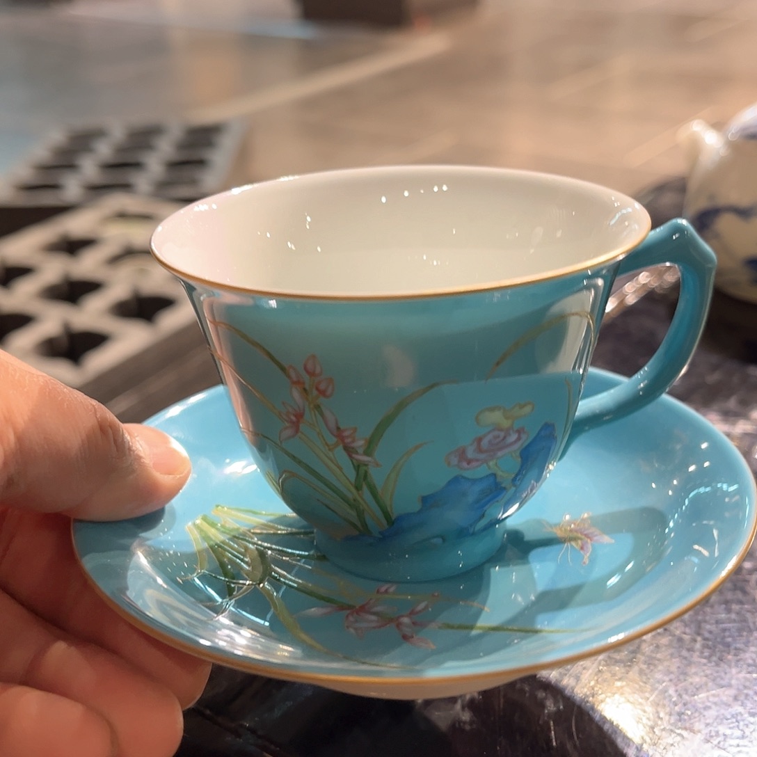 杯青花瓷器青花瓷器