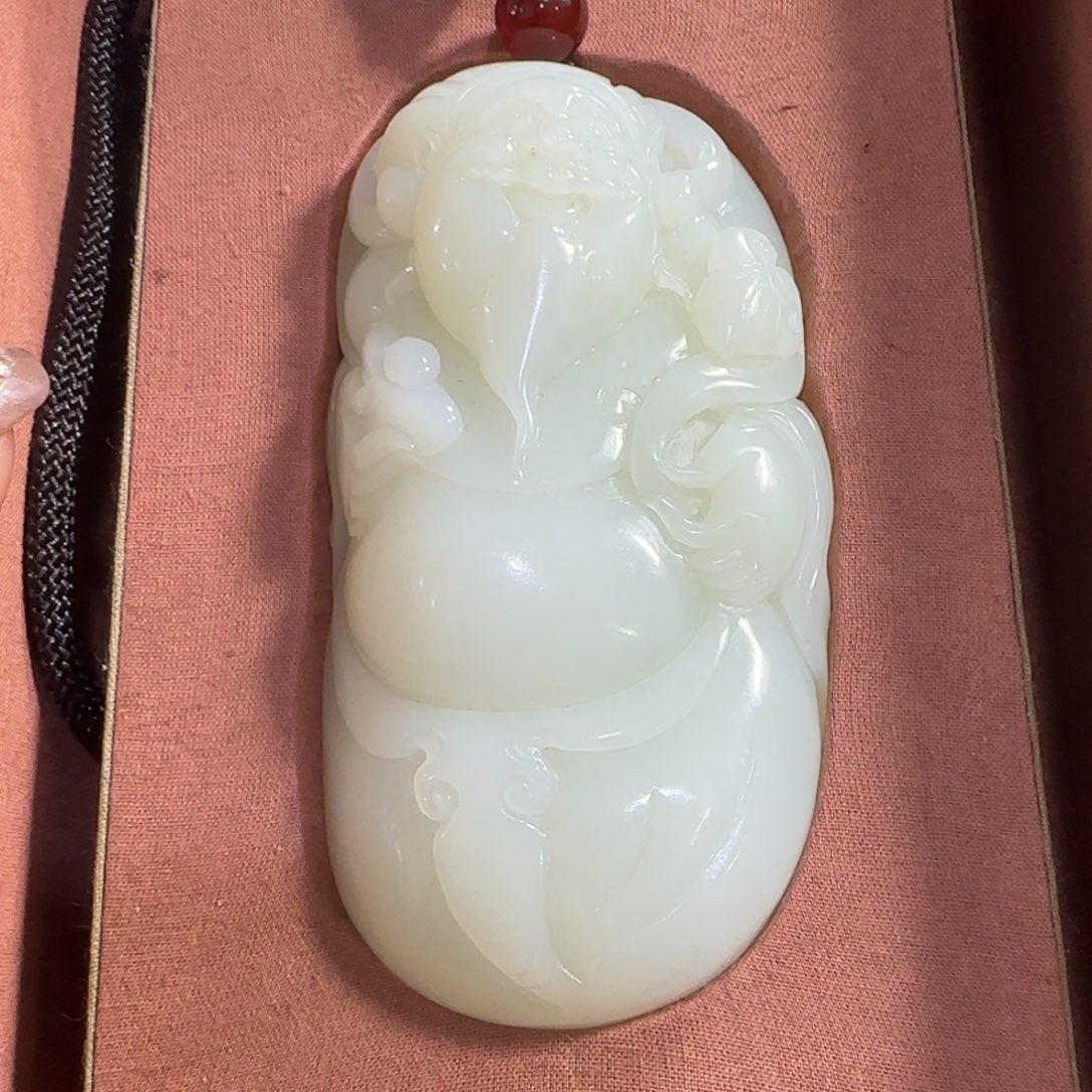 和田玉挂件未镶嵌老***器