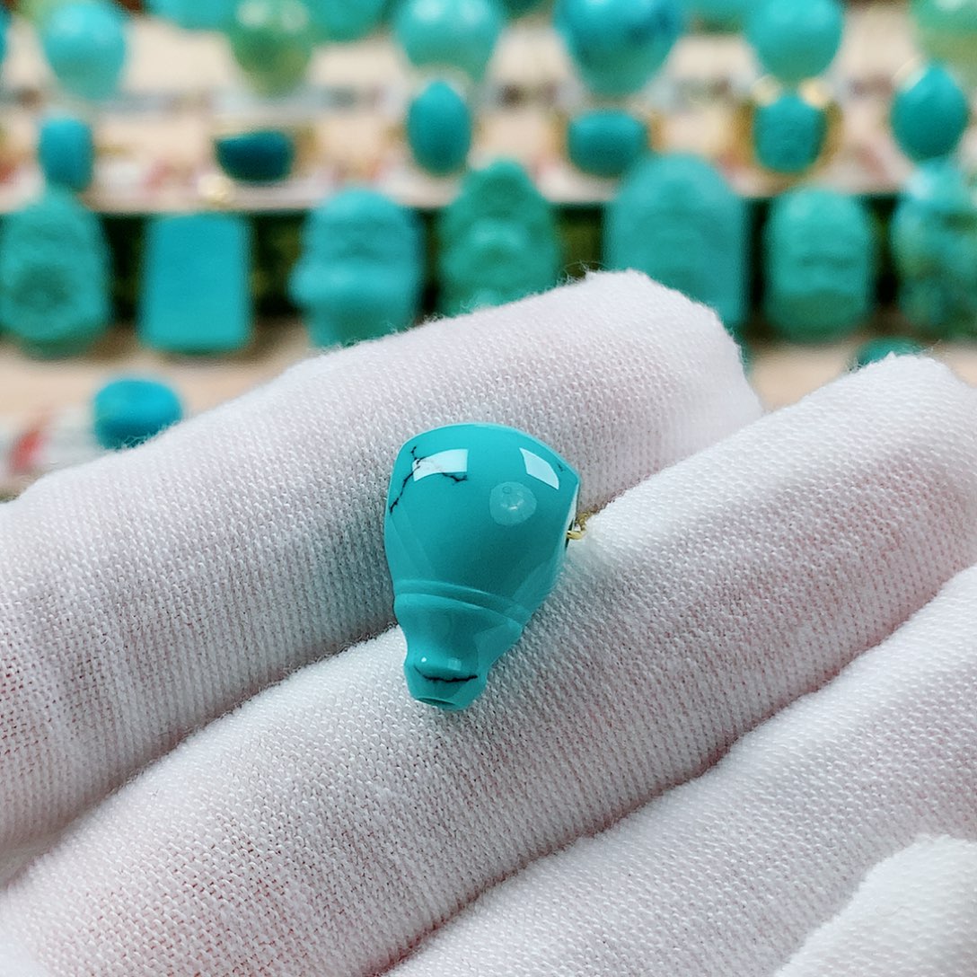 绿松石未镶嵌配饰