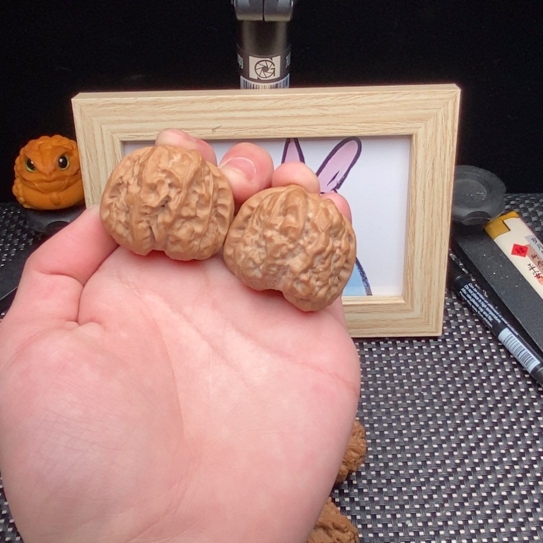 核桃手把件40肌肉蛙