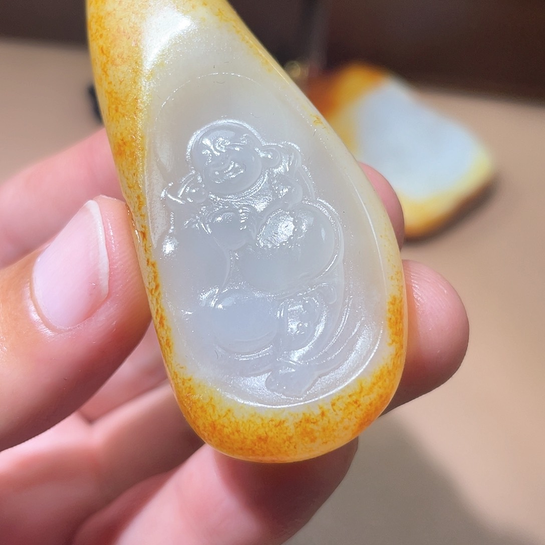 和田玉颈饰未镶嵌A7 