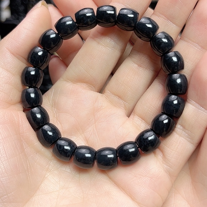 和田玉手链未镶嵌卡10直切羊脂