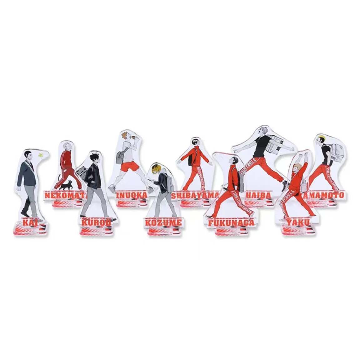 【拆盒】排球少年 走路系列二弹音驹学校立牌 立牌盲盒 直播代拆