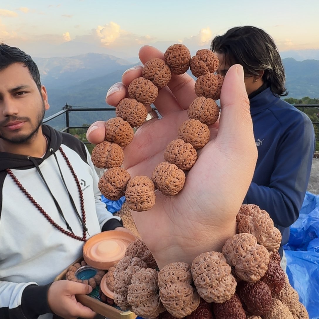 手串金刚菩提梁蜂王银标19毫米