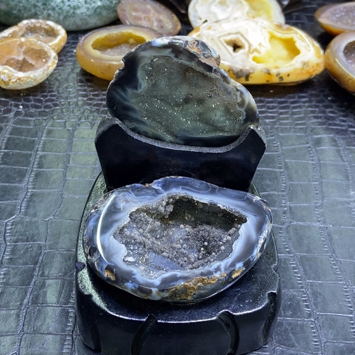 未镶嵌珠宝半成品水晶聚宝盆