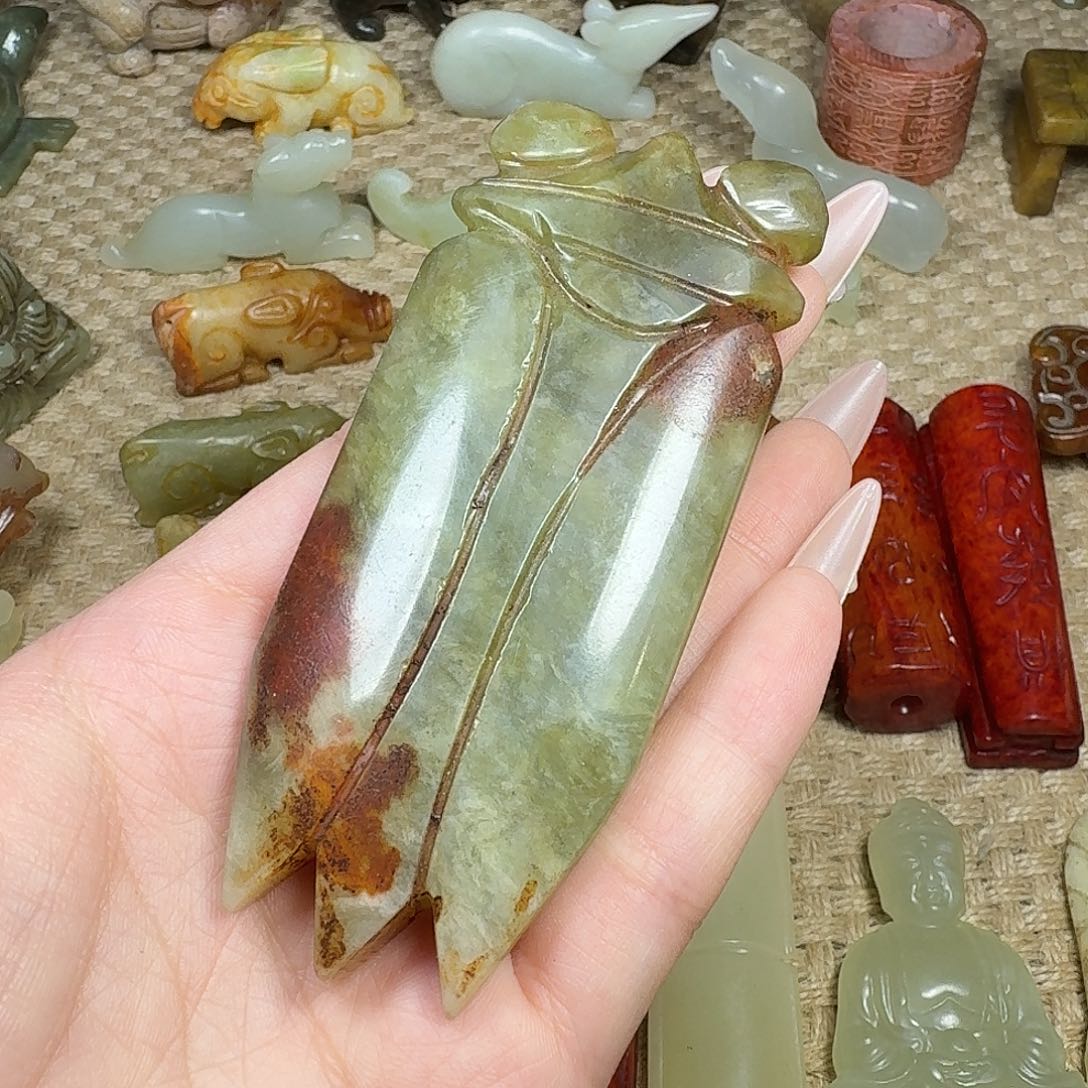 白玉菩提吊坠挂件