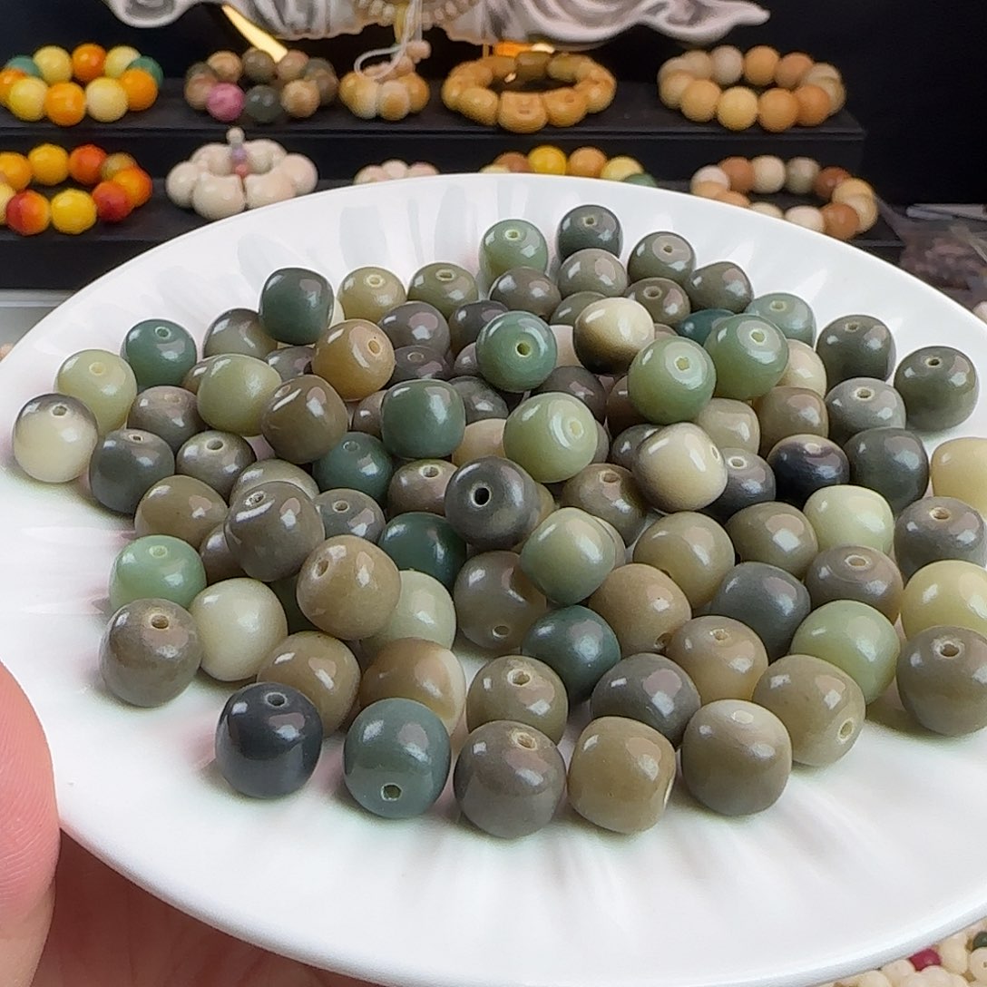 菩提根/象牙果吊坠卡11春天油画桶1000颗