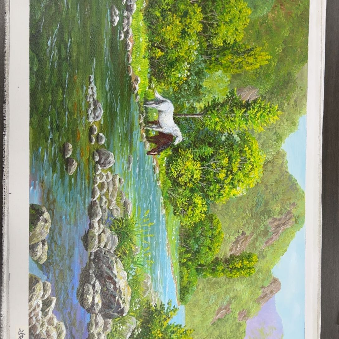 油画加油加油努力加油加油