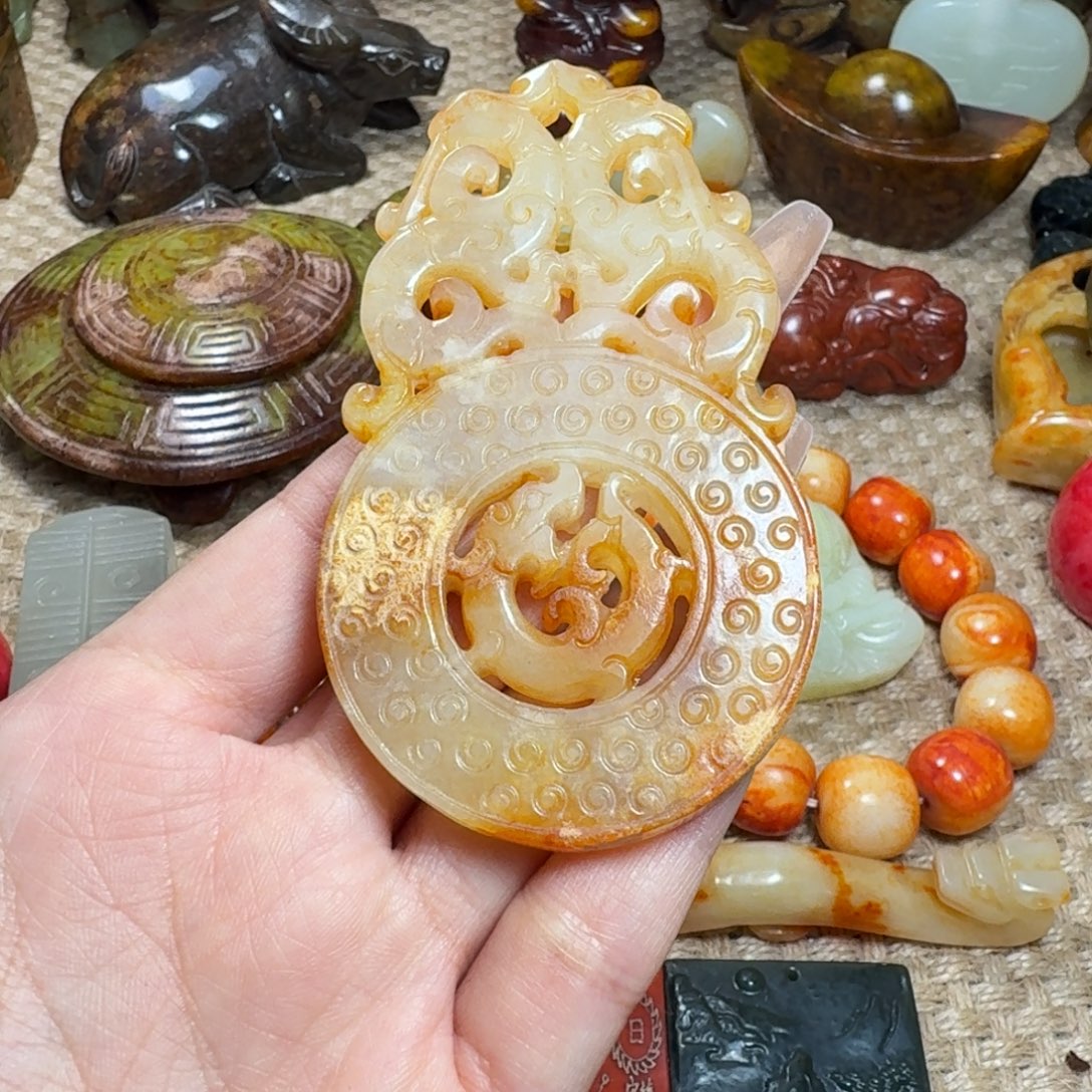 白玉菩提吊坠挂件