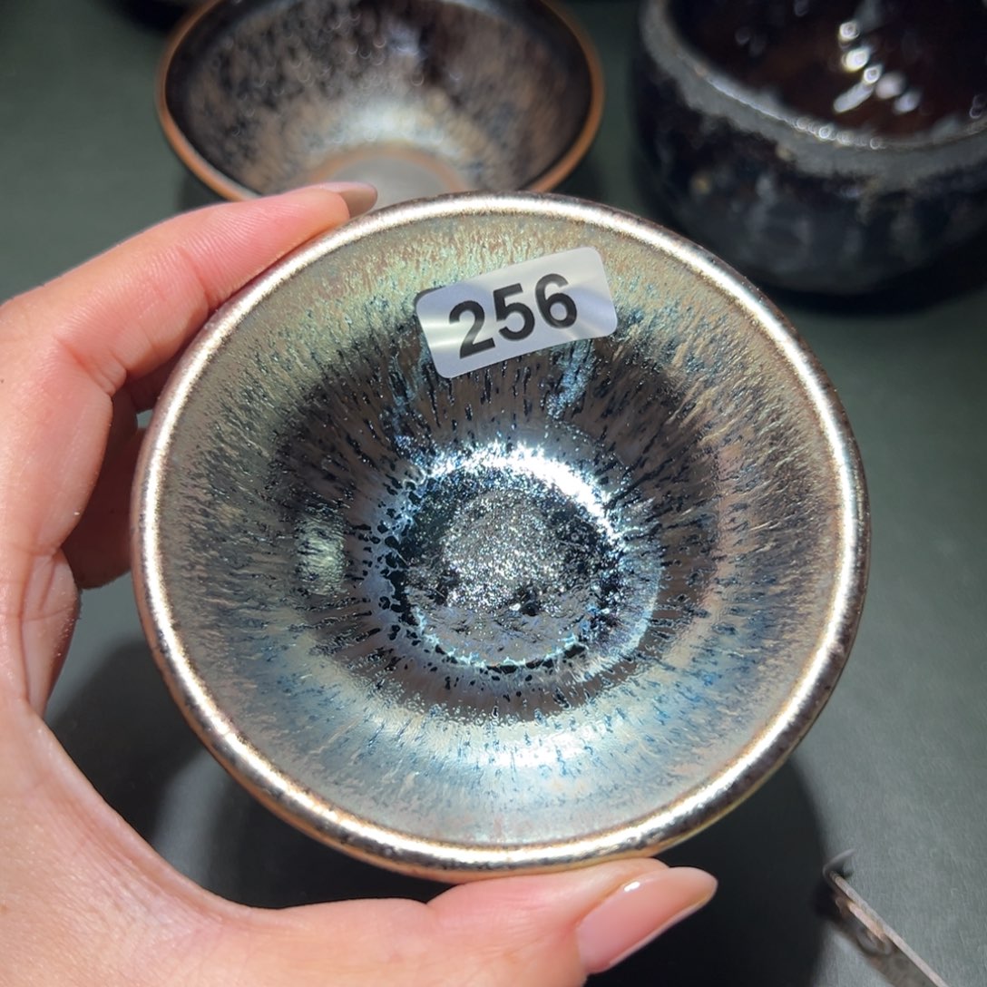 祥***山茶盏全手工原矿原釉建盏