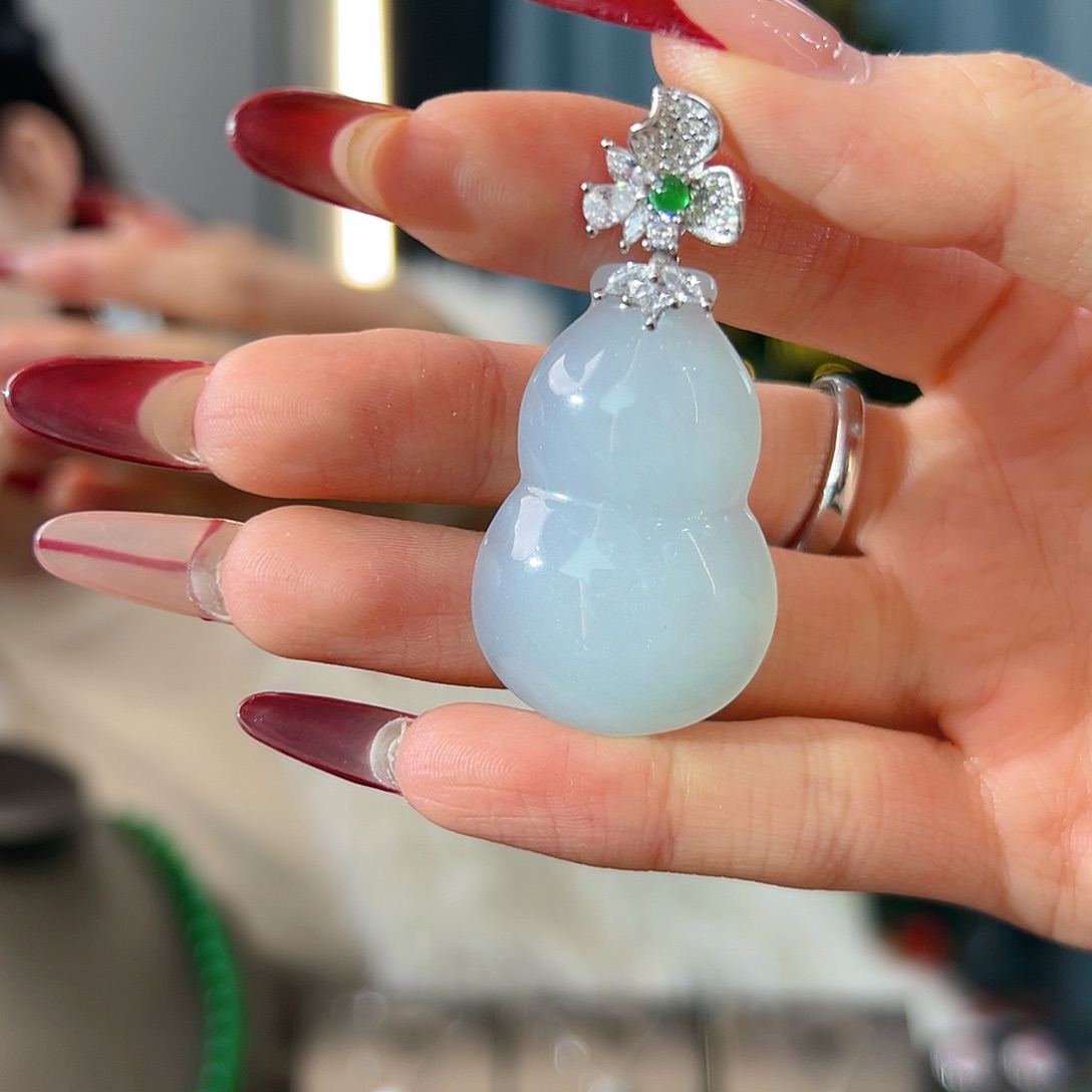 玛瑙/玉髓吊坠(不含链)银S925镶嵌