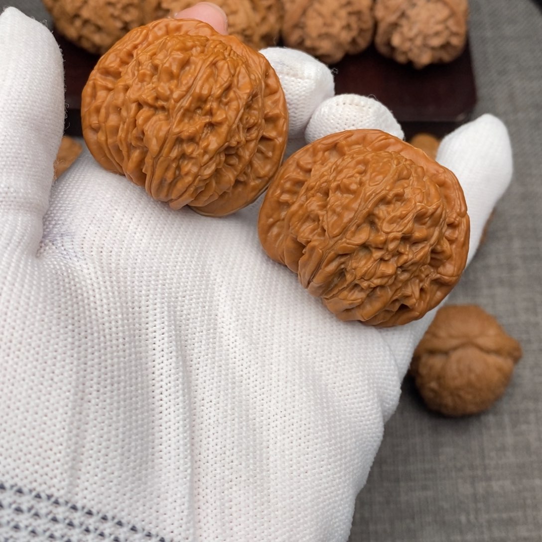 文玩核桃把件41全品平谷楼